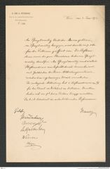 k.k. naturhistorisches Hofmuseum, Intendanzakten 1885-1896 (Hauer), Aktenzahl Z.380/1892, Seite 1